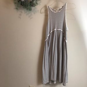 POL striped Flowy dress L